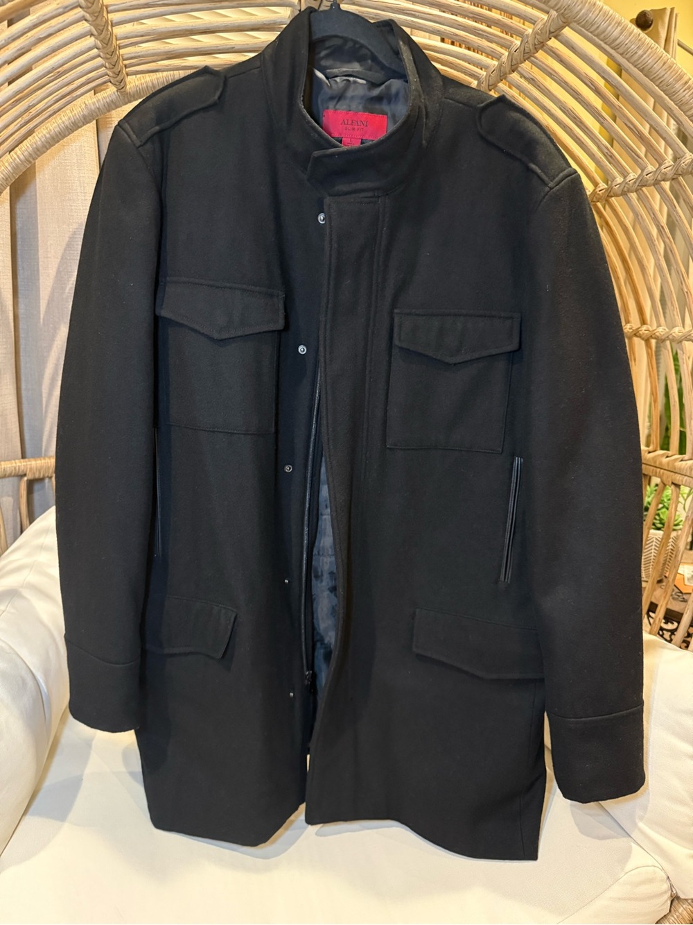 H&M Black Men's Lightweight Shirt Jacket